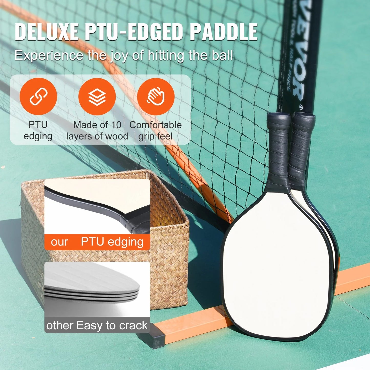 Vevor Pickelball Net, Paddles, and Carrying Bag