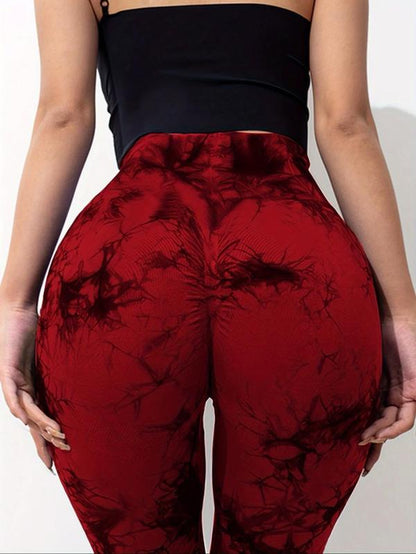 FlexLuxe Tie Dye High-Stretch Leggings